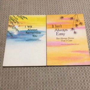 Vintage blue mountain press poem books